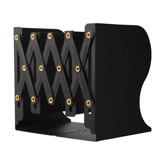 Adjustable Bookend Desktop Bookend Stand Holder Expandable Bookcase / Black