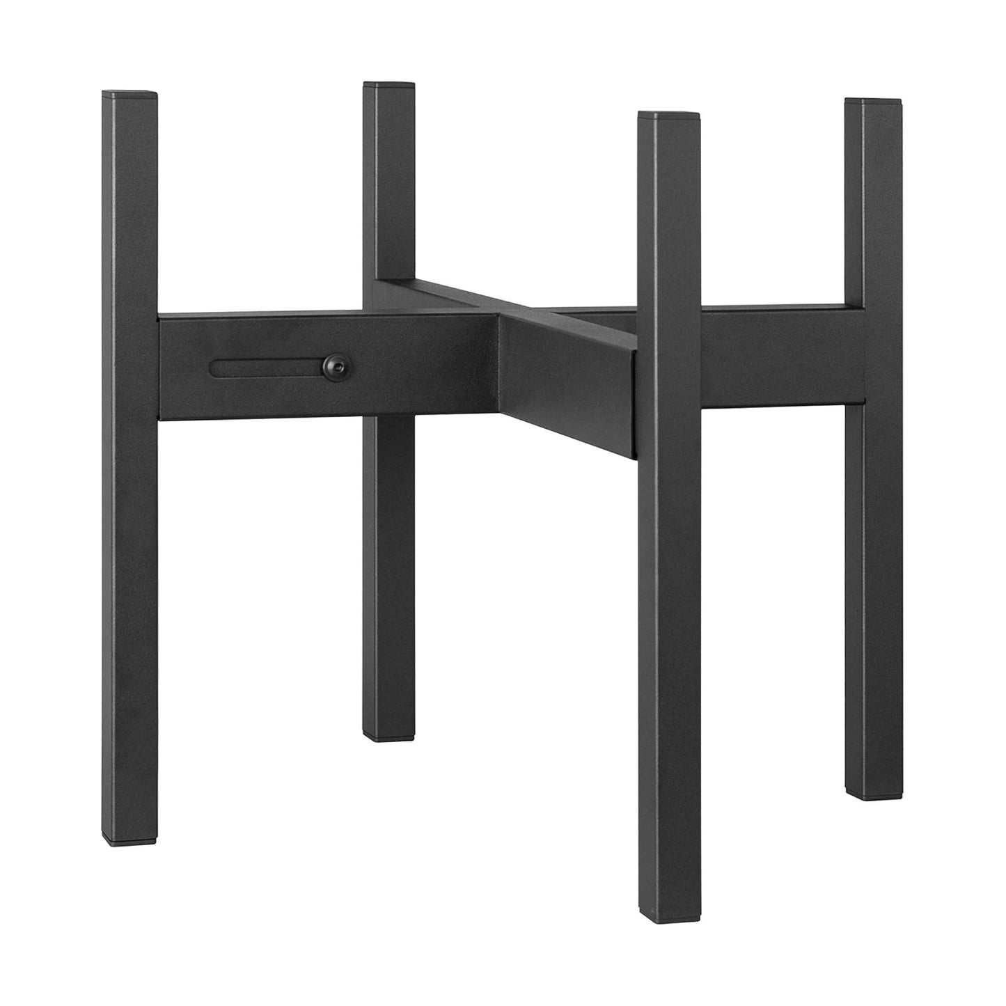 FaithLand Plant Stand, Adjustable Size Fits 12 13 14 15 16 Inches Large Plant Pot, Metal Planter Stand, Mid Century