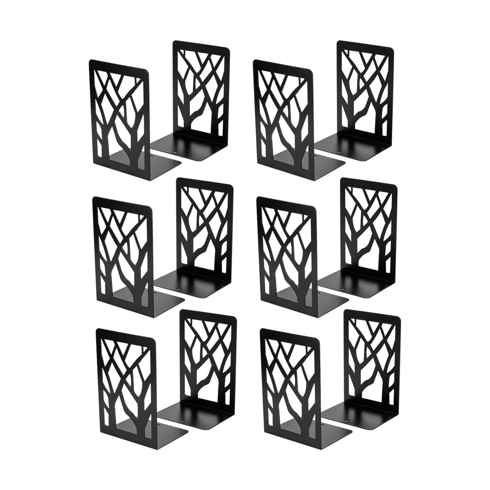 Heavy Duty Metal Book Stopper / 6 Pairs