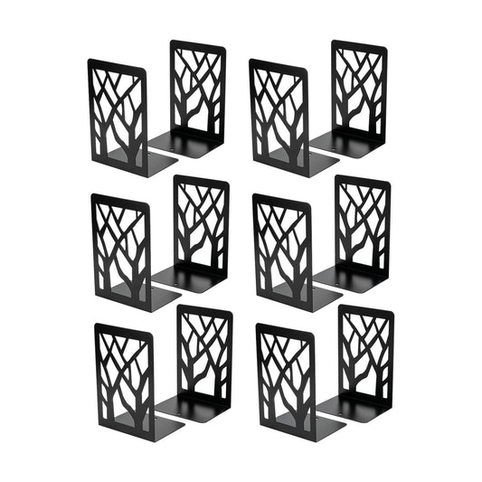 Heavy Duty Metal Book Stopper / 6 Pairs