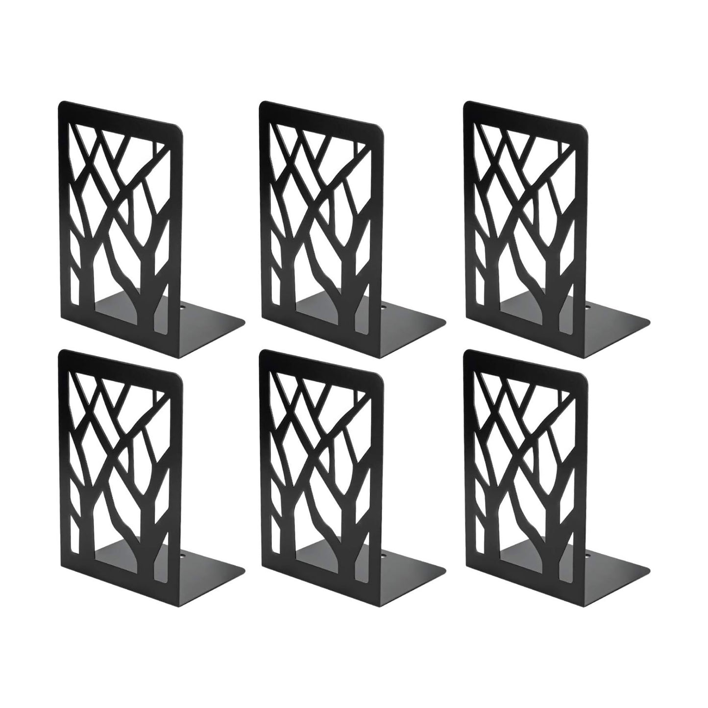 Book Ends Tree Design Bookends / 3 Pairs / 7 x 4.7 x 3.5