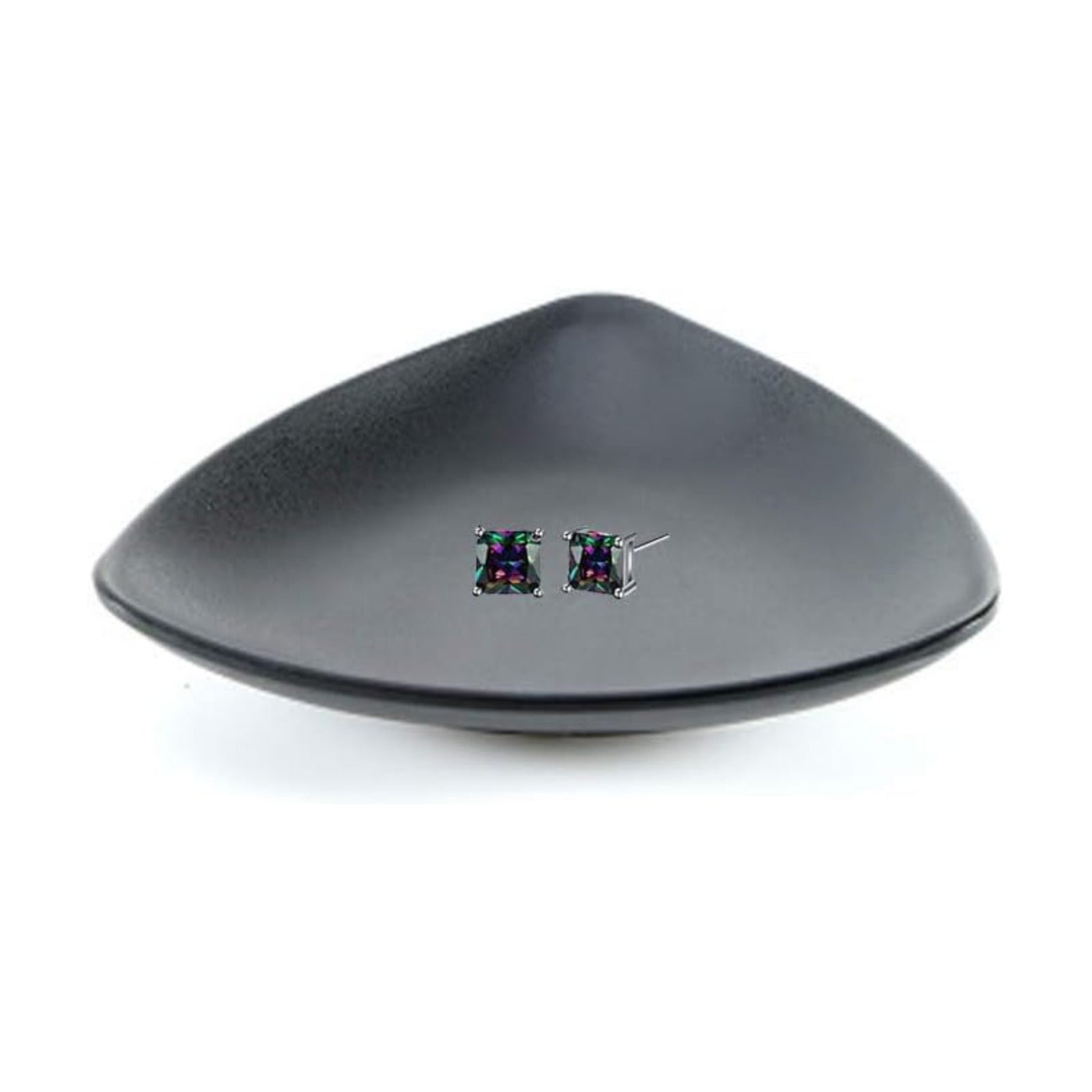 ring jewellery tray organiser tray / Triangle / Black