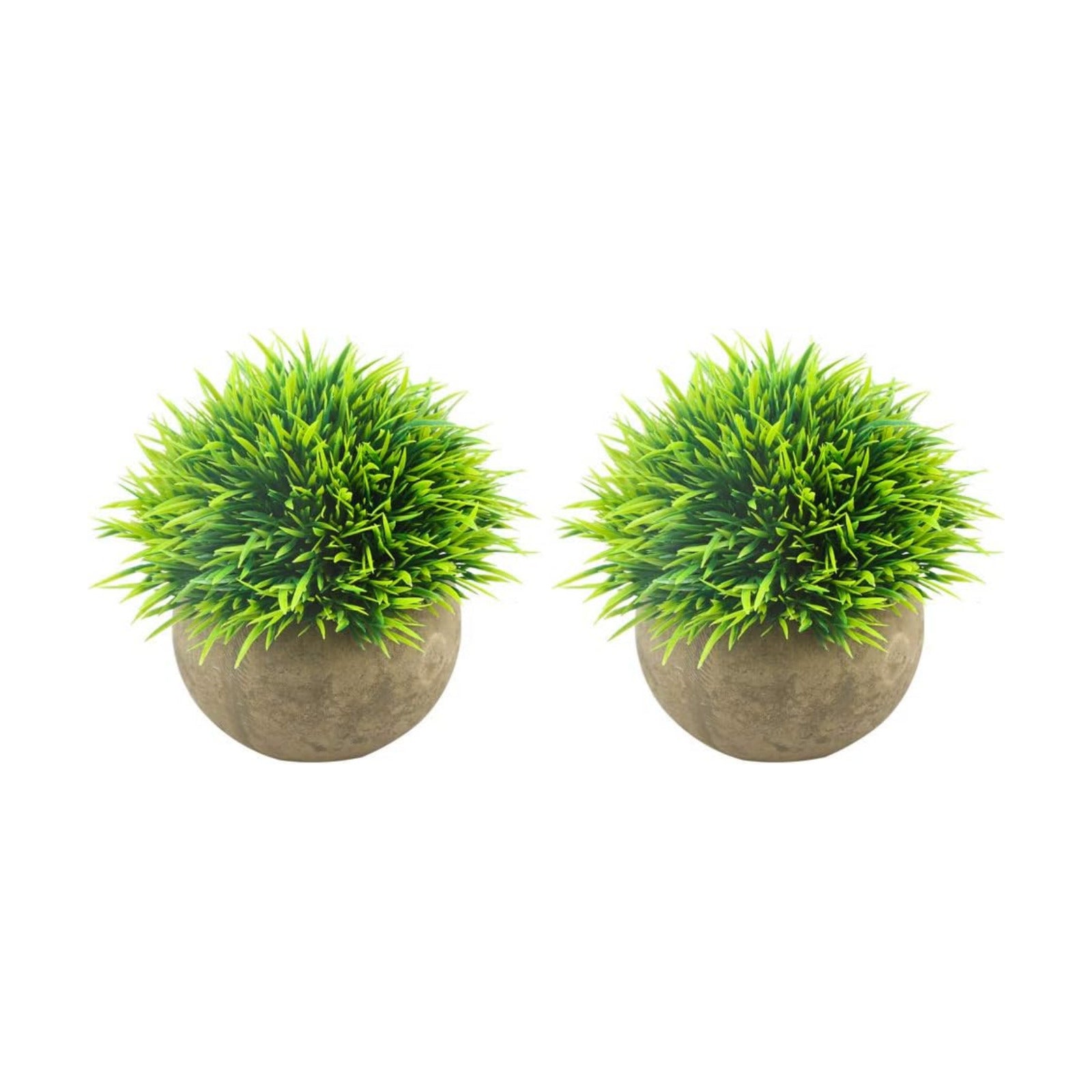 Mini Artificial Plants / Green / Set of 2