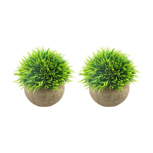 Mini Artificial Plants / Green / Set of 2