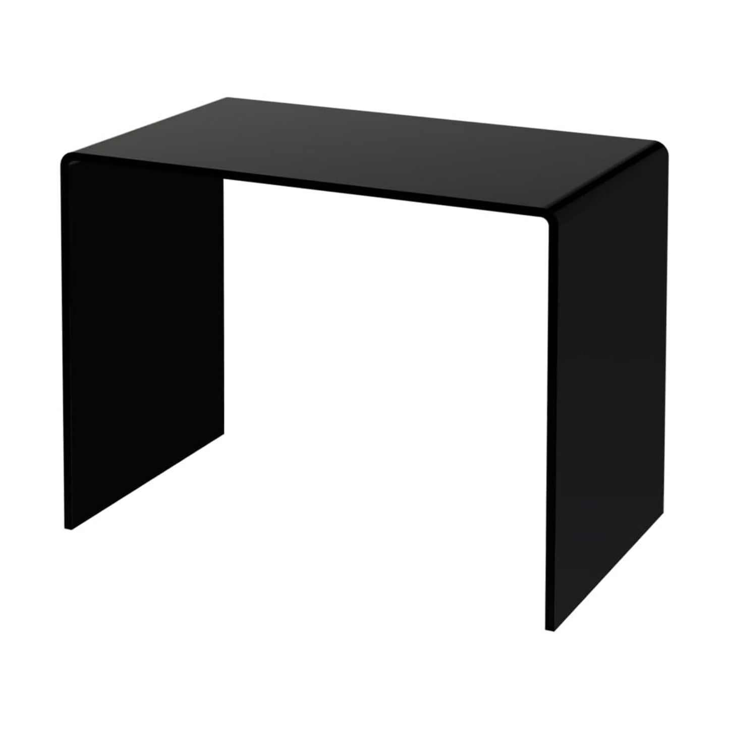 Marketing Holders Acrylic Riser Display Stand Black Plexiglass 10.5 Inch Wide x 6 Inch Deep x 8 Inch High Rectangular