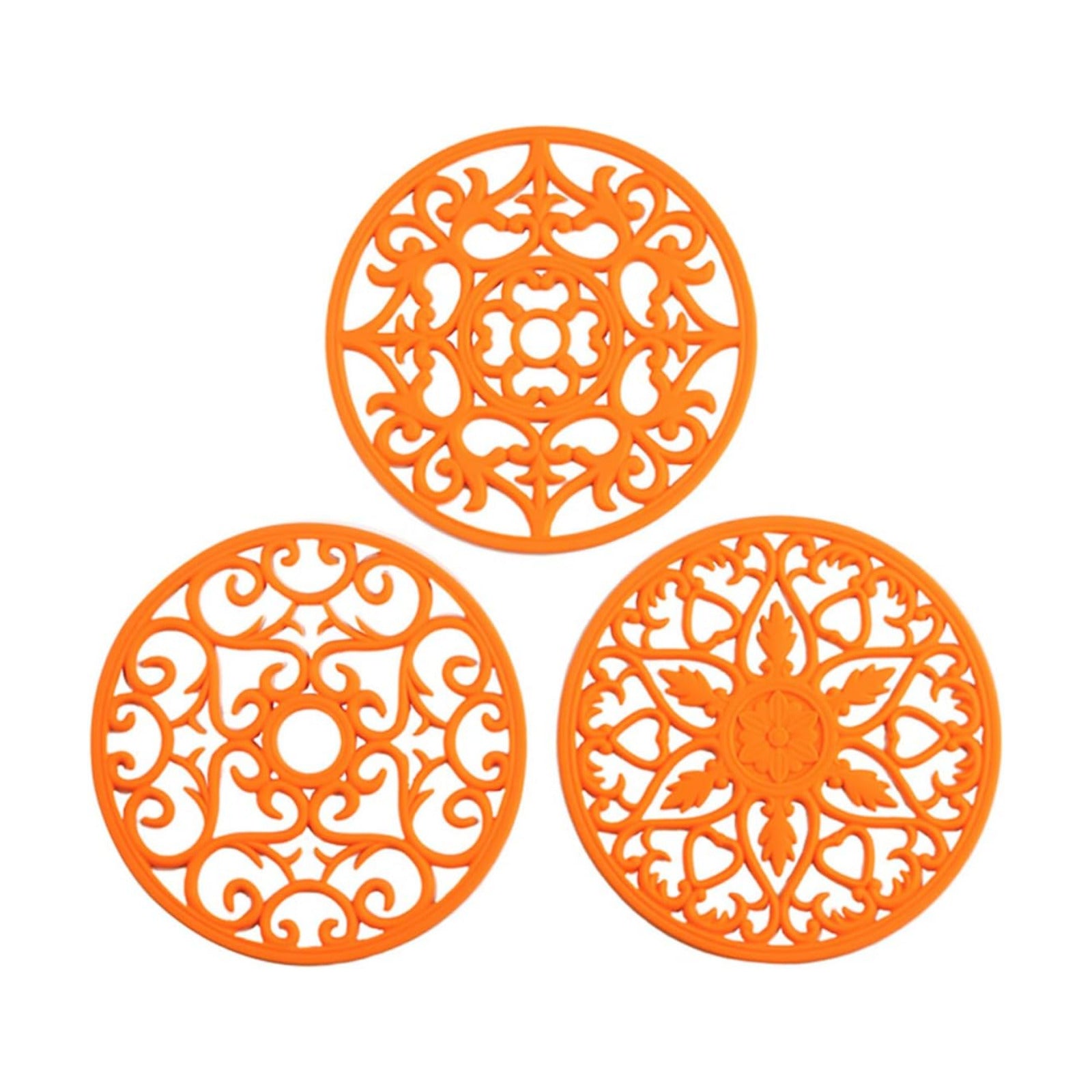 Hot Pot and Pads / 6-orange