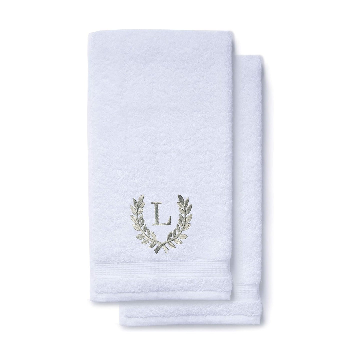 Decorative and Monogrammed Hand Towels for Bathroom Kitchen Makeup | Personalized Gift for Wedding-Bridal | Roman Font