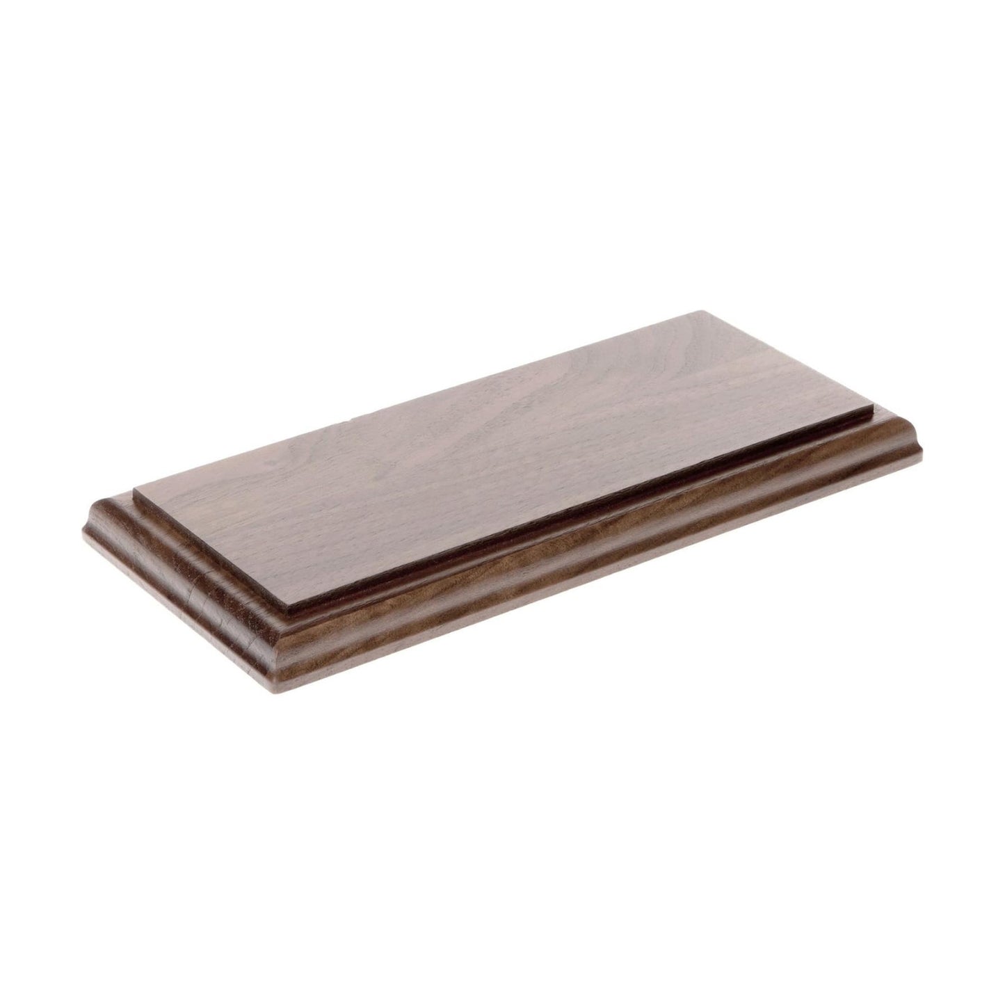 Solid Walnut Rectangular Wood Display Base / 10 x 5 x 0.75 / Set of 2
