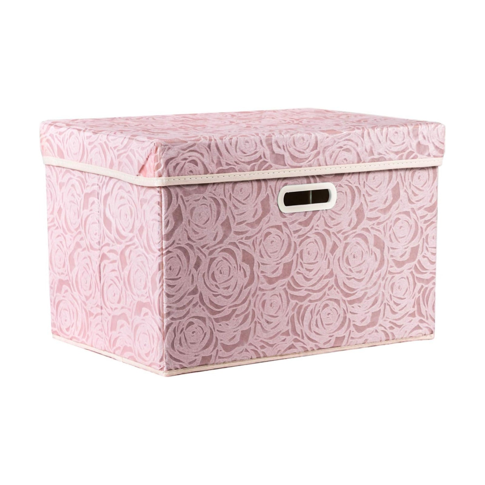 Larger Collapsible Storage Bin / Pink / Large