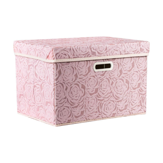 Larger Collapsible Storage Bin / Pink / Large
