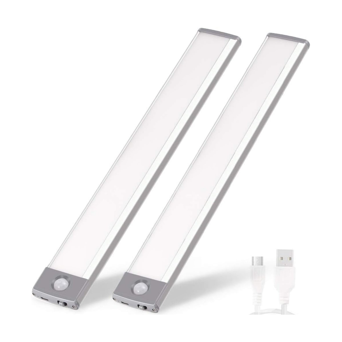 Rechargeable Motion Sensor Led Lights Ultra Thin Softer Under Counter 54-LED Closet Lighting Battery Operated Light