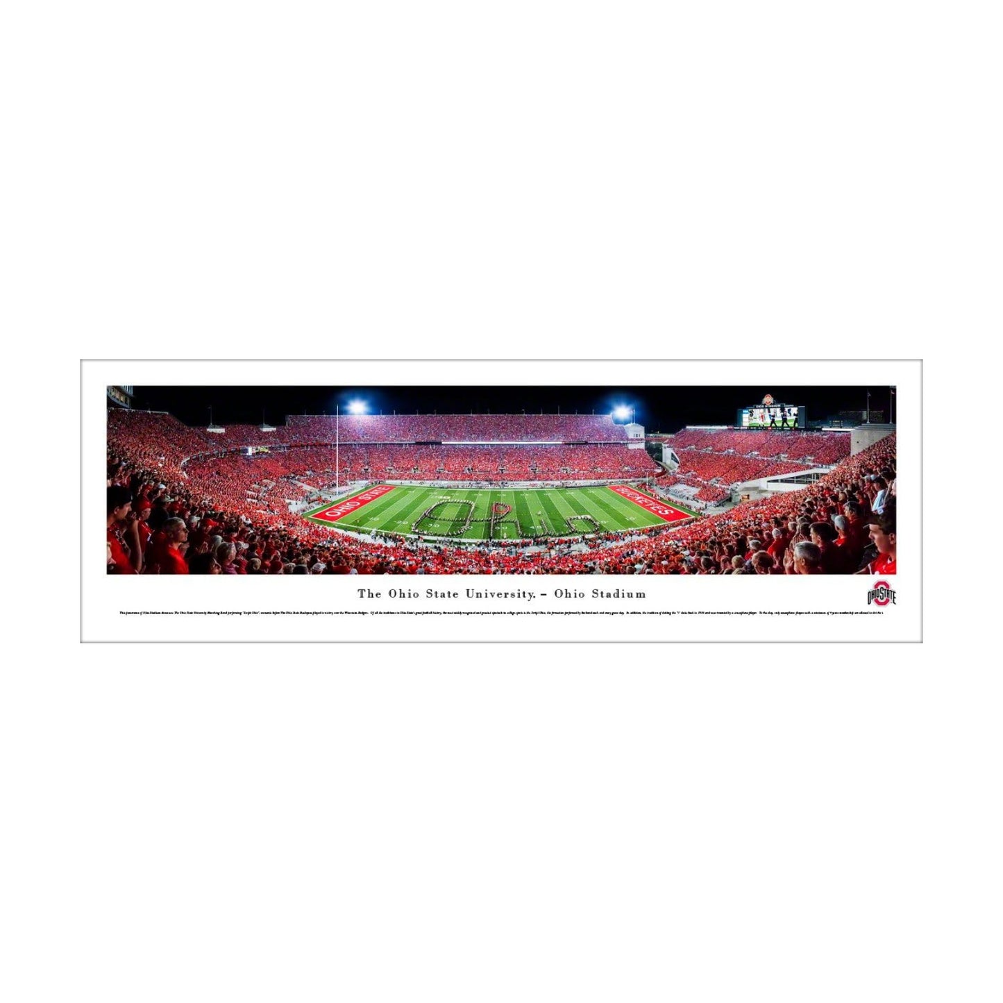 Ohio State Football / Poster / 40 x 13.5
