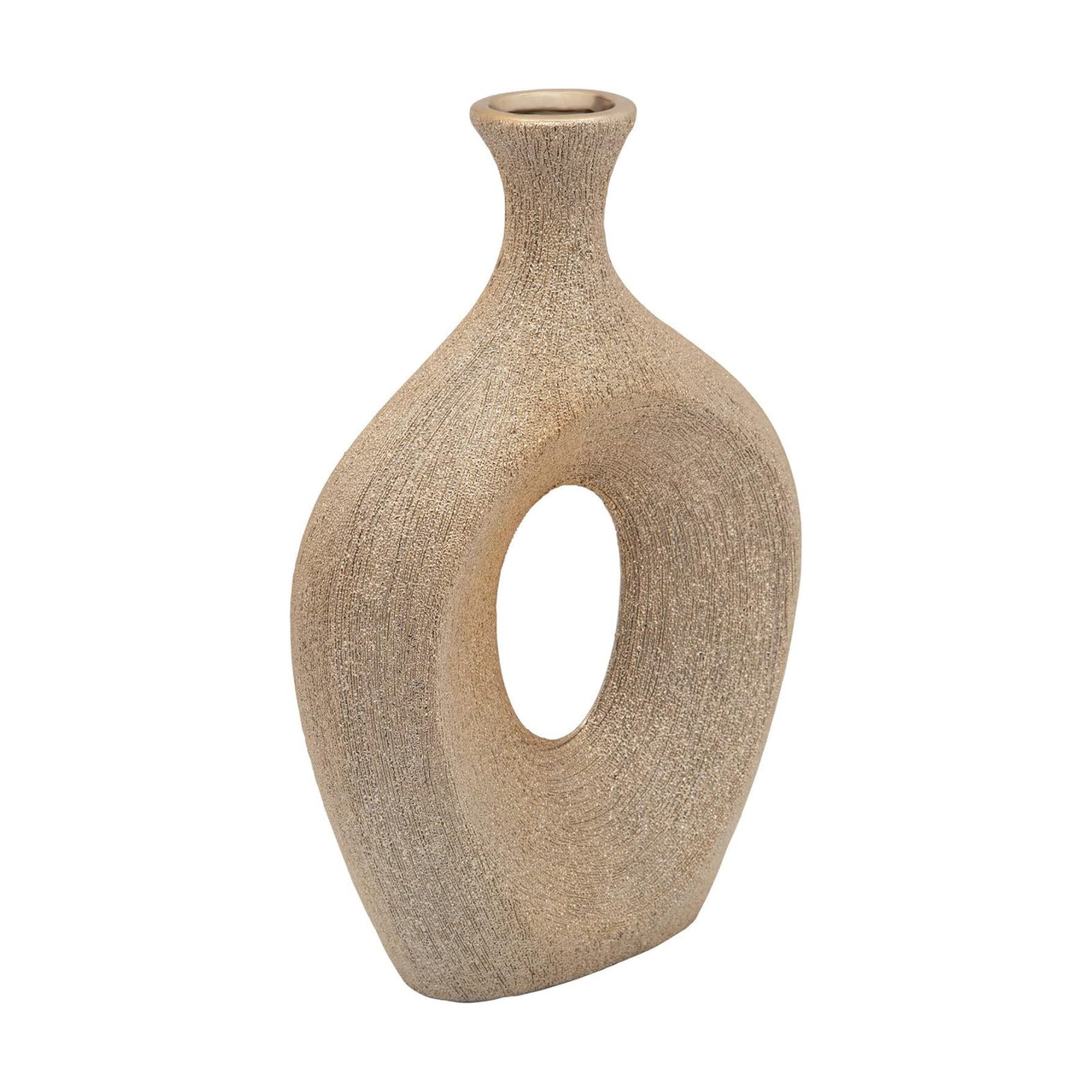 Ceramic Decorative Vases / Gold
