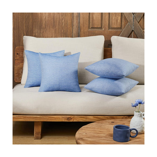 Covers Only No Insert / 18 x 18 / Dark Blue / Set of 4