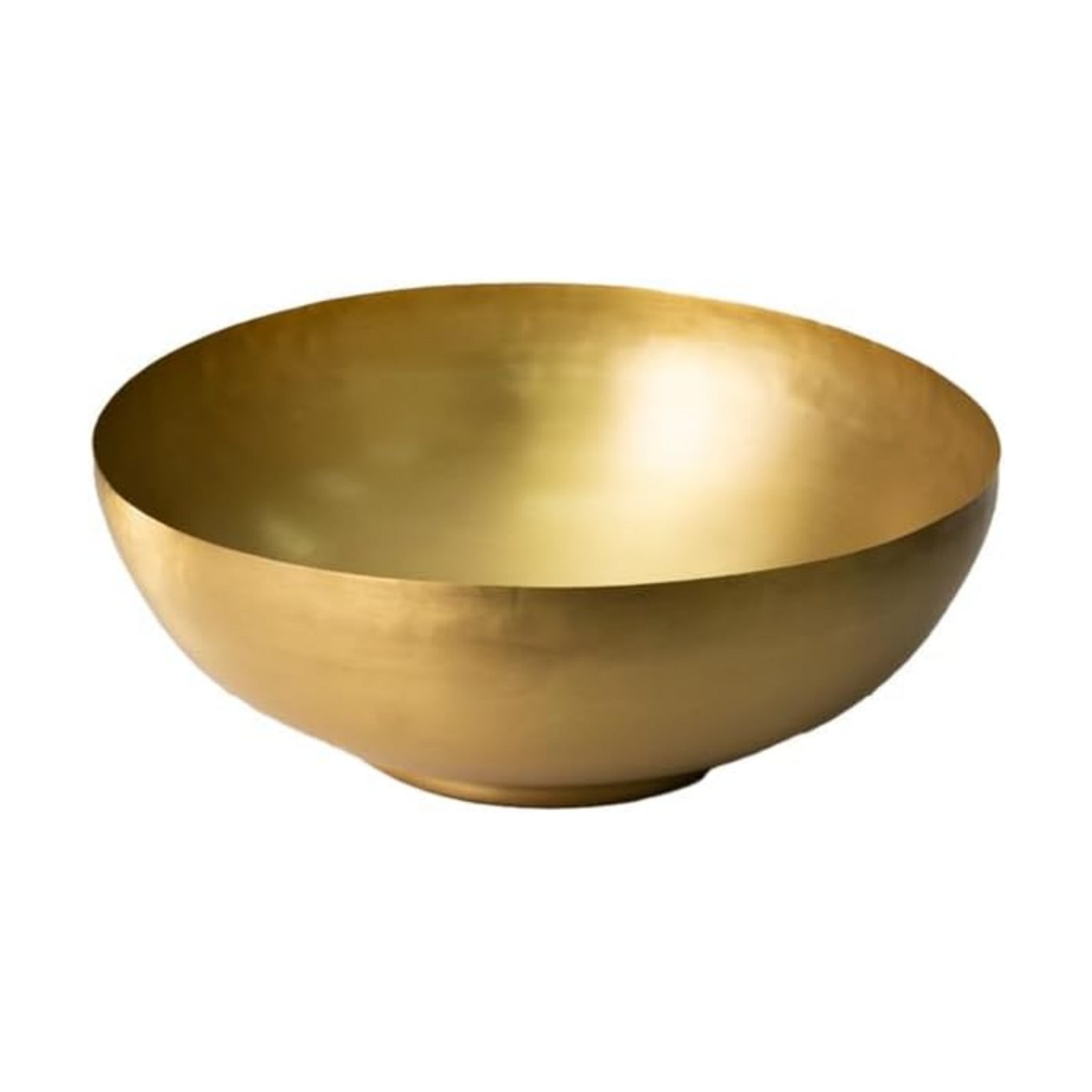 Antique Lightweight Brass Decorative Bowl for Floating Candles / Large