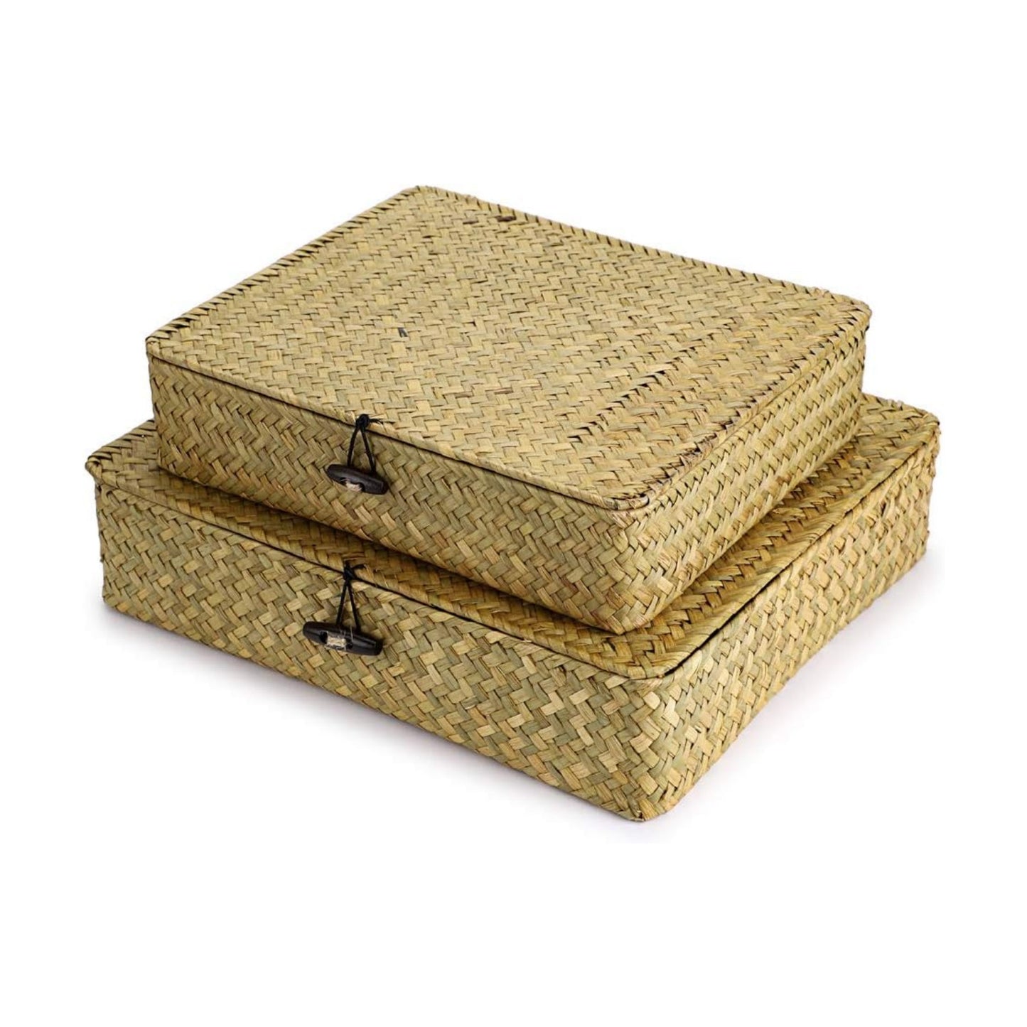 Natural Seagrass Storage Bins / Small+large / Natural Color