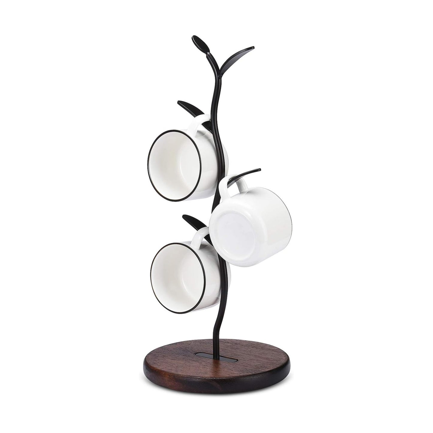 ALLCENER Mug Holder, Countertop Mug Tree, Coffee Mugs & Tea Cup Storage Rack, Coffee Counter Bar Accessory & Kitchen