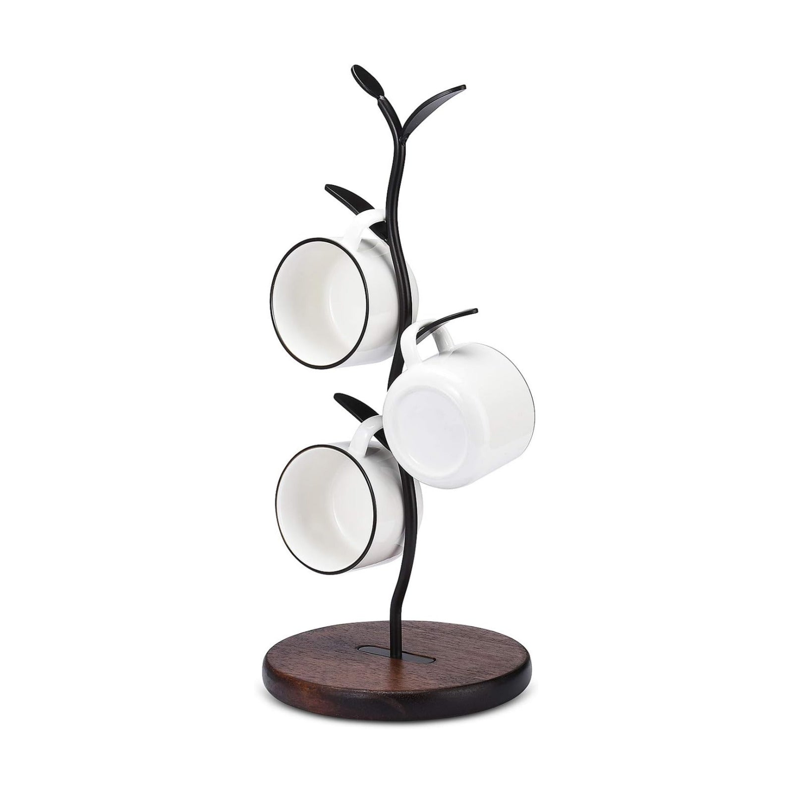 ALLCENER Mug Holder, Countertop Mug Tree, Coffee Mugs & Tea Cup Storage Rack, Coffee Counter Bar Accessory & Kitchen