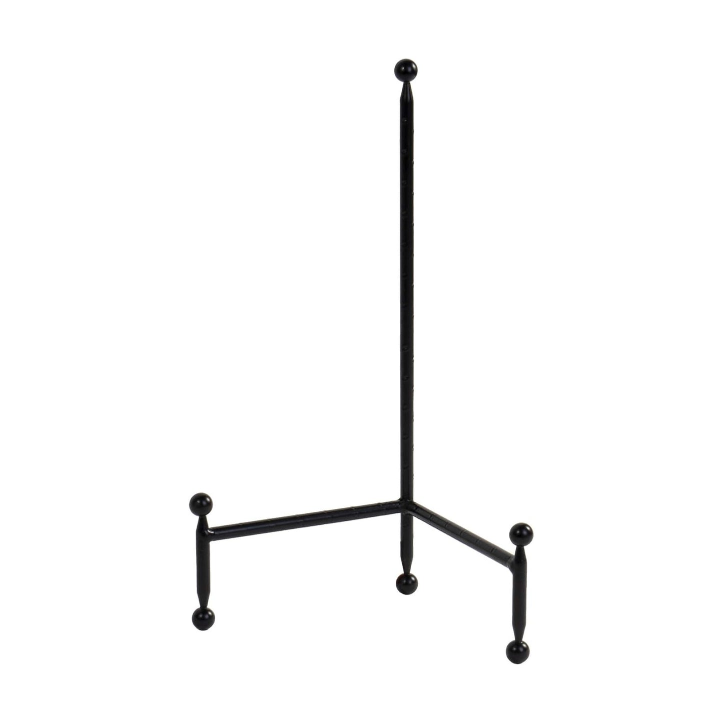 Red Co. Decorative Tripod Plate Stand and Art Holder Easel in Black Finish - 14" h