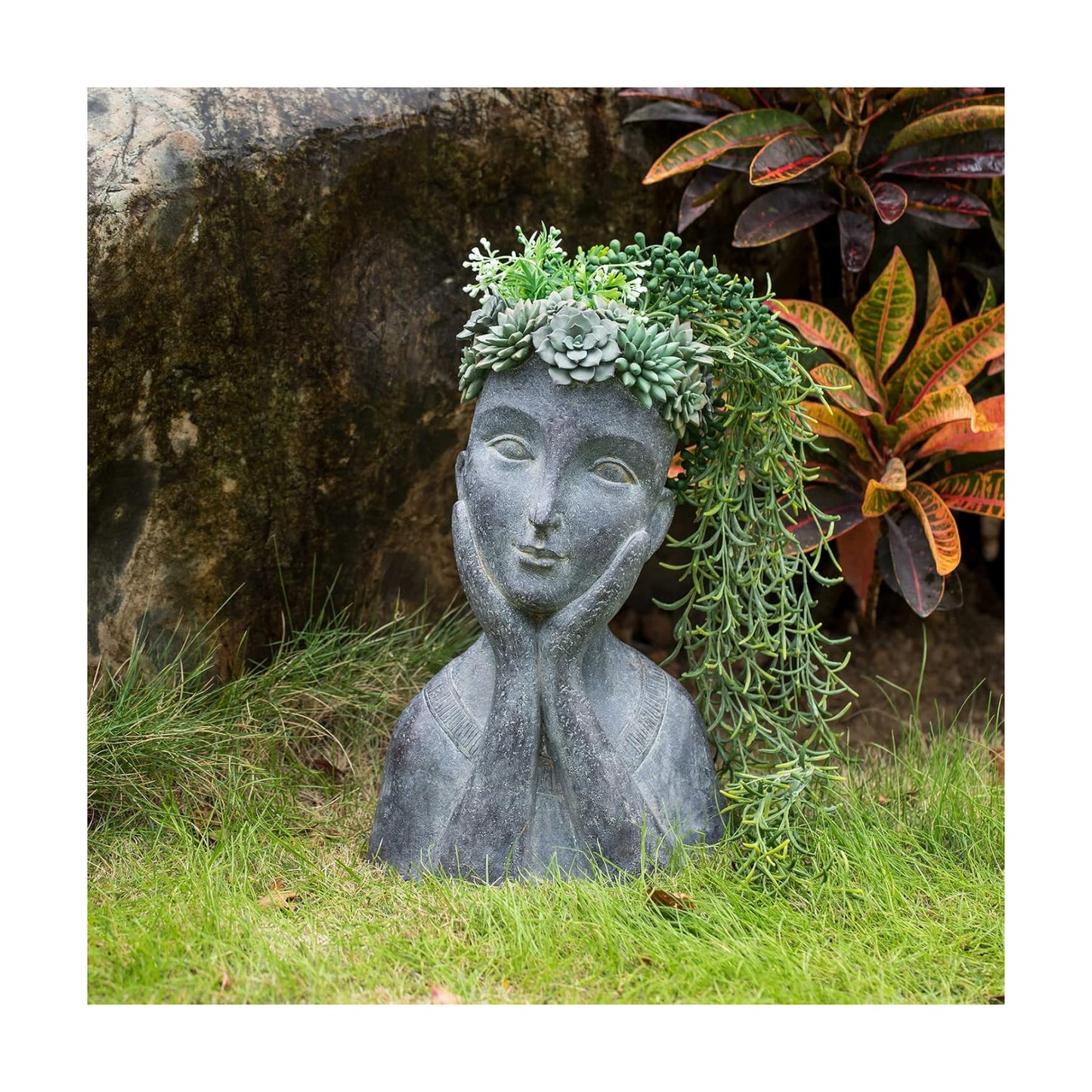 Indoor Outdoor Planter / Green Planter
