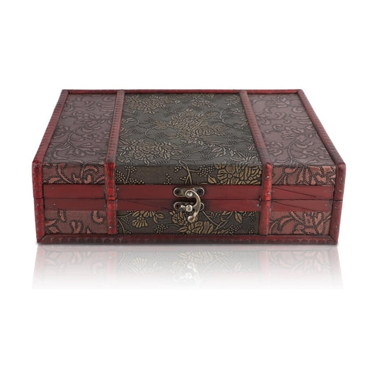 Decorative Jewelry Storage Keepsake Box Wood Trinket Boxes