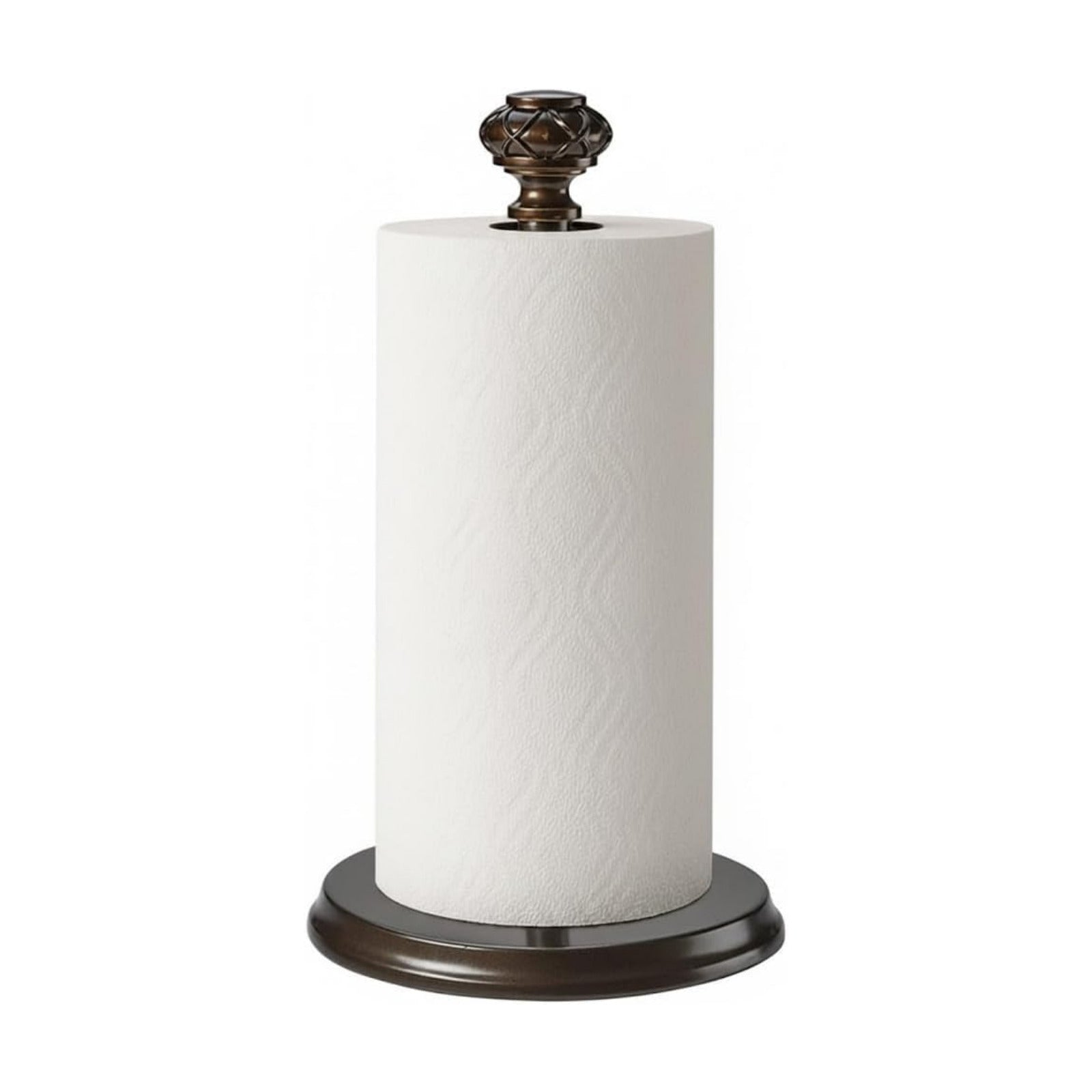 Paper Towel Holder Stand for Countertop, Decorative Freestanding | Paper Towel Holder with Non-Slip Weighted Base