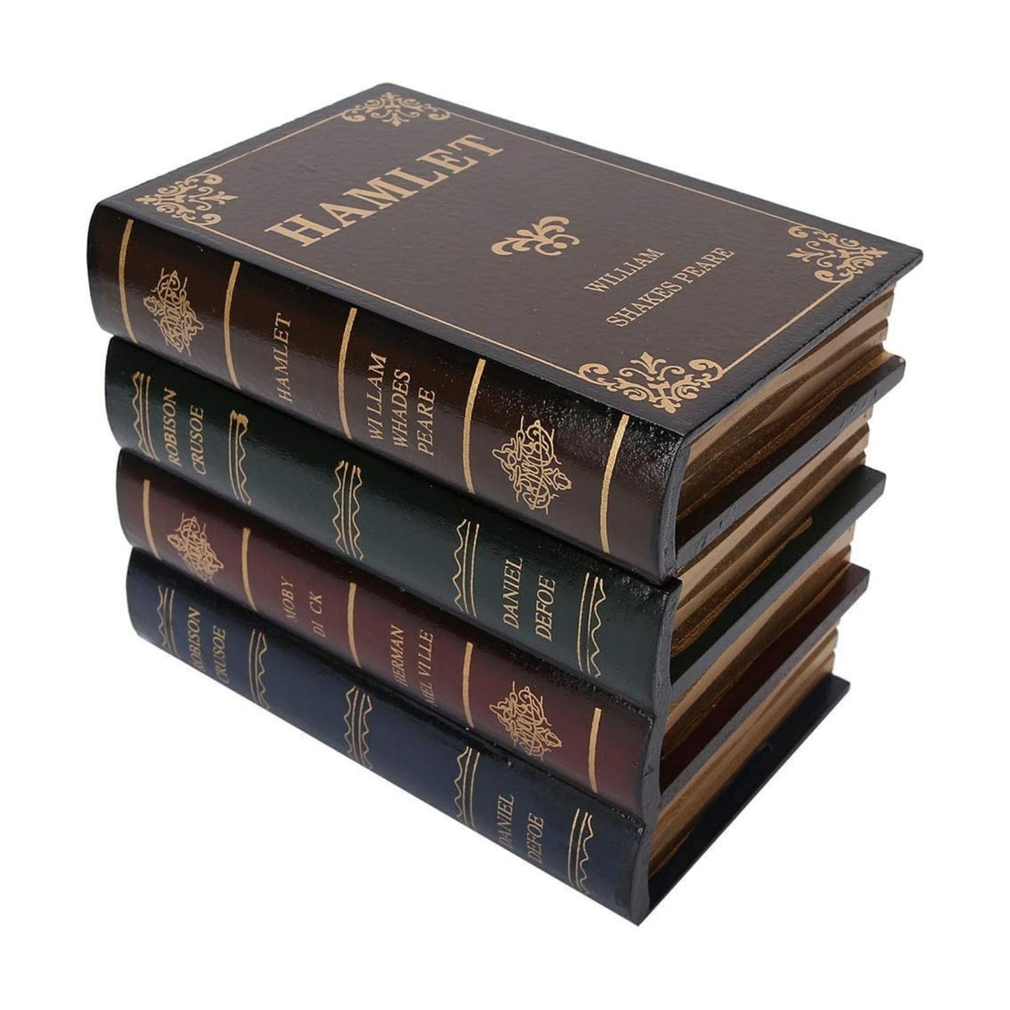 Antique Decorative Book Boxes