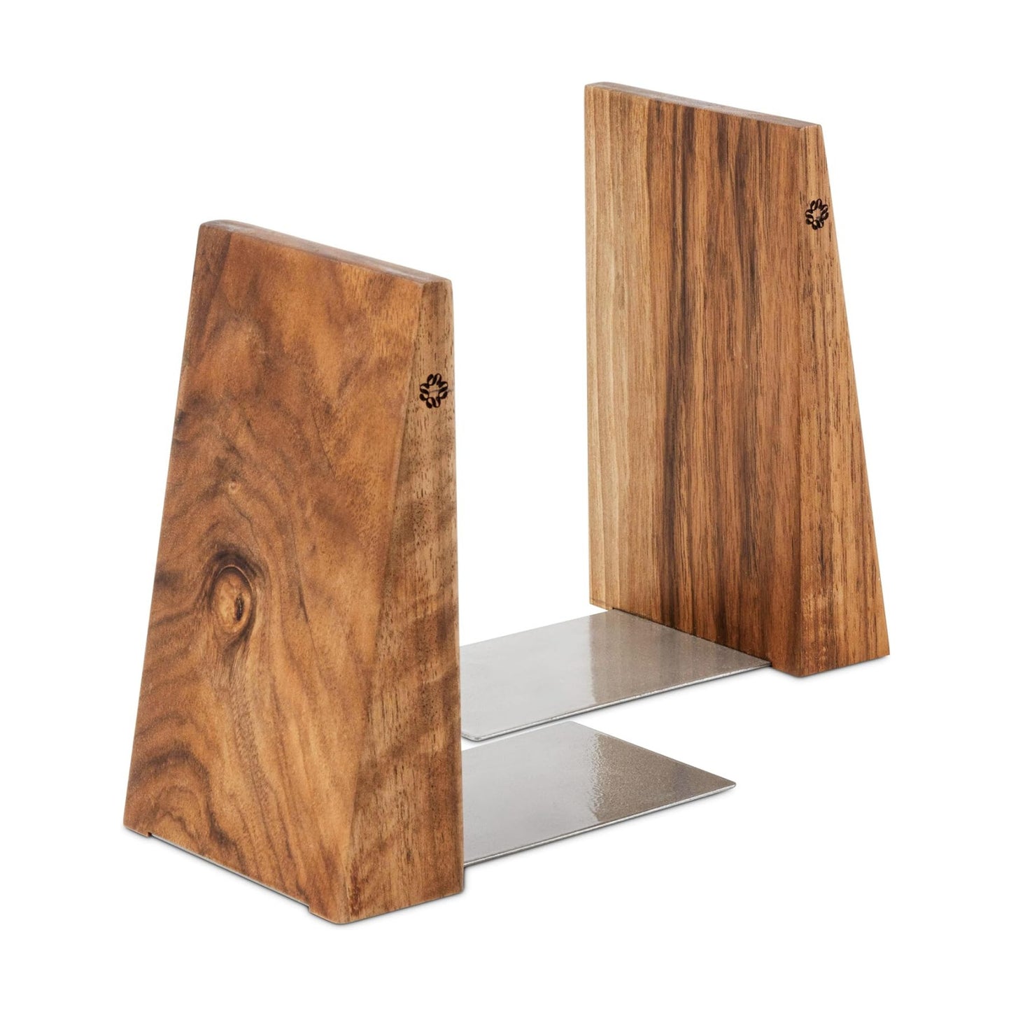 Handmade Wooden Bookends / Walnut