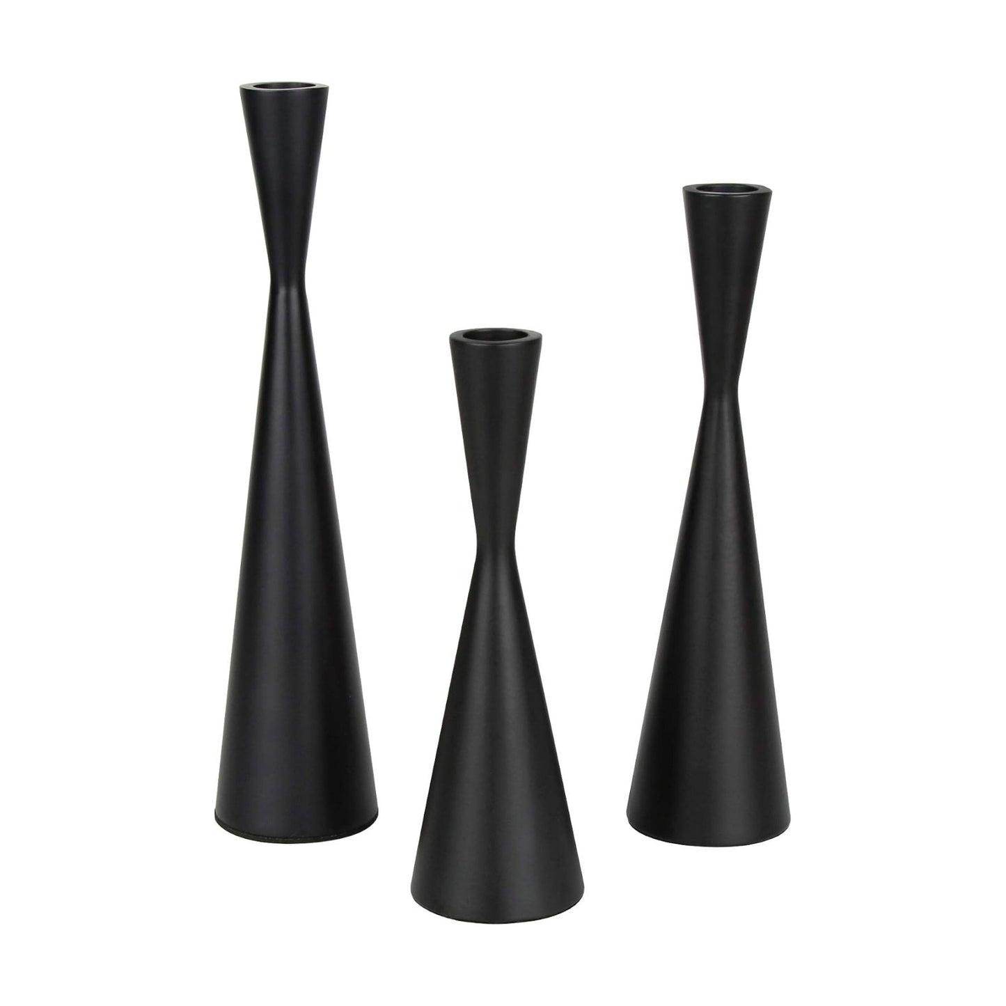 Vixdonos Taper Candlestick Holders Metal Candle Holders Set of 3 Table Decorative Candle Stand for Wedding, Dinning