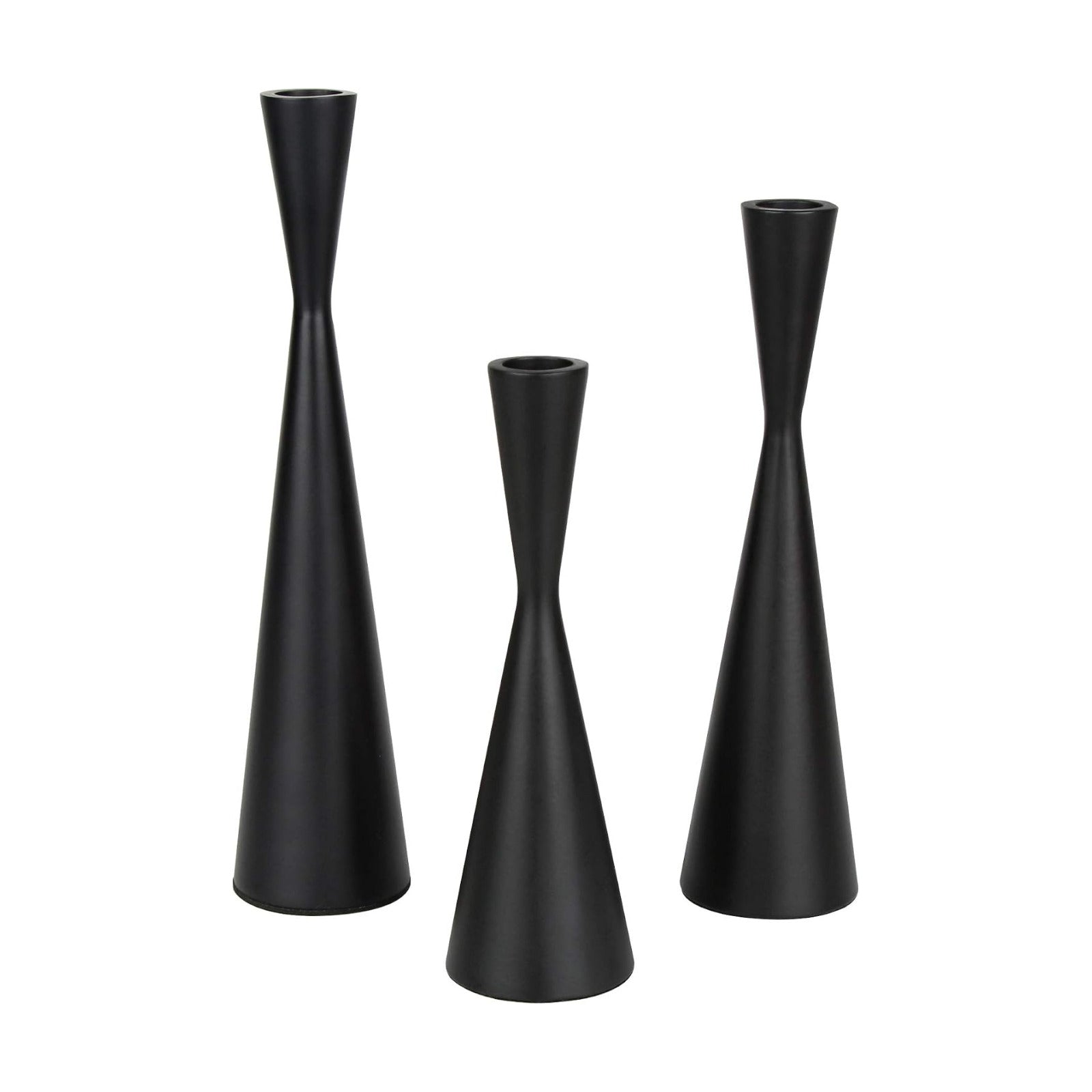 Vixdonos Taper Candlestick Holders Metal Candle Holders Set of 3 Table Decorative Candle Stand for Wedding, Dinning