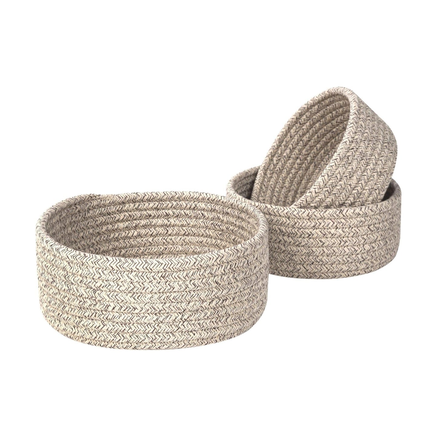 Small Catch All Basket / Light Brown / Set of 3