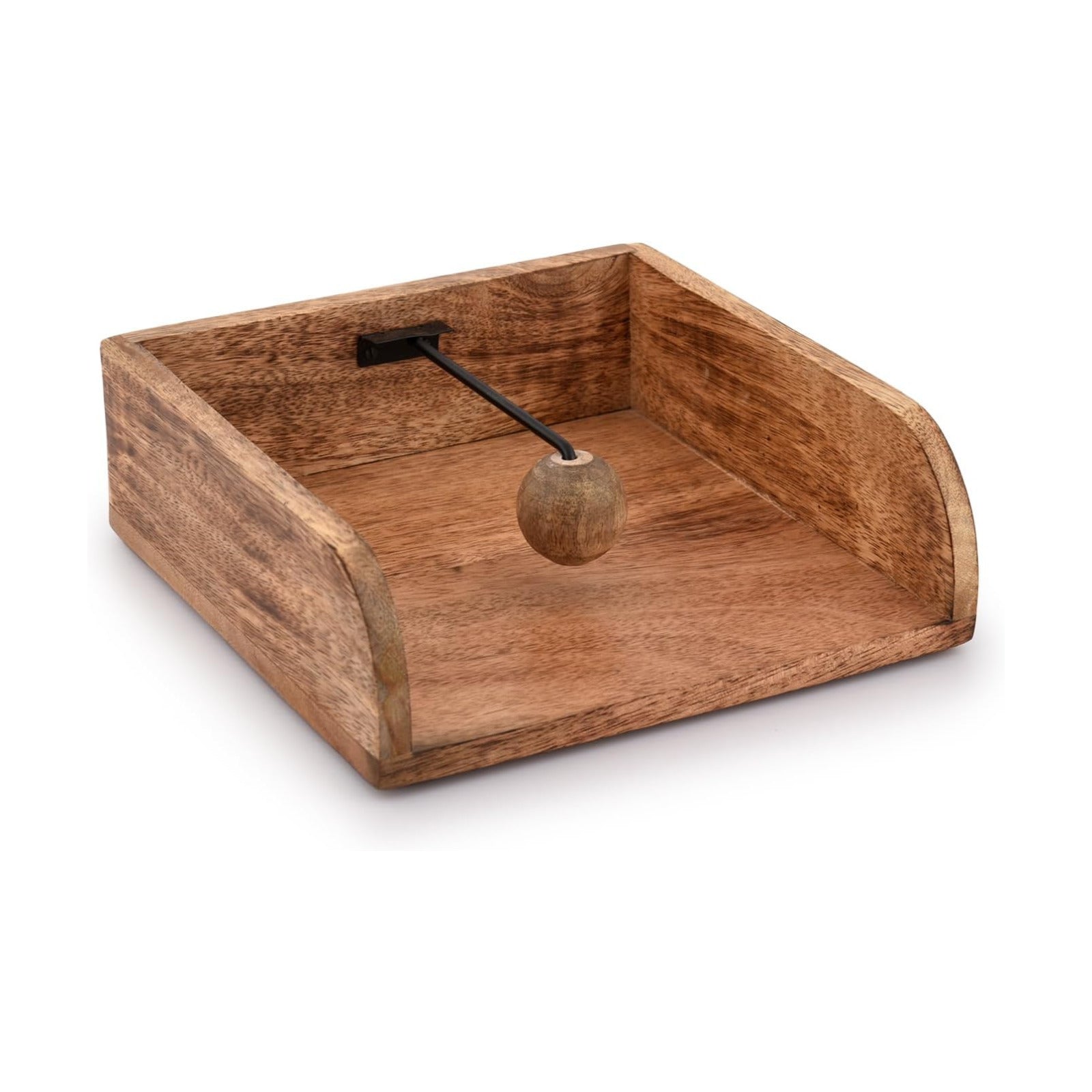 Rustic Farmhouse Wood Napkin Holder