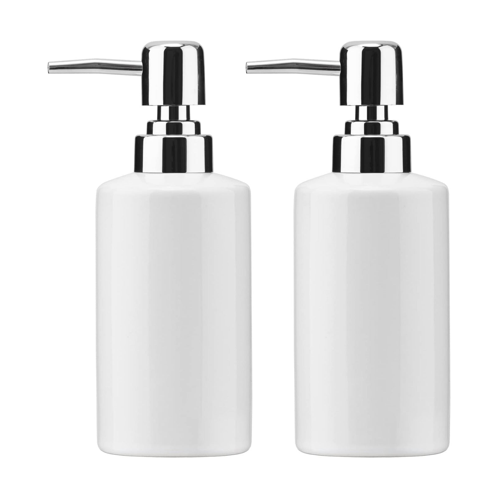 FE Soap Dispenser, 300ml/10oz Ceramic Liquid Soap Pump Dispenser, Refillable Dish Soap Dispenser for Kitchen Bathroom