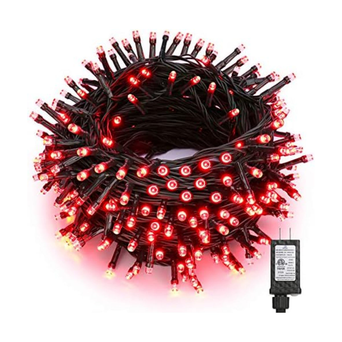 Brizled Red Christmas Lights Outdoor, 78.74ft 240 LED Indoor String Lights