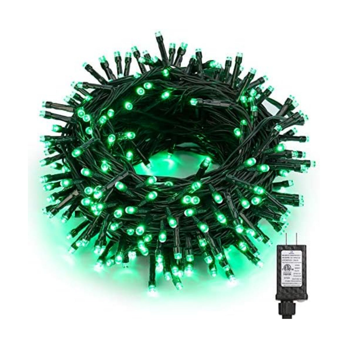 Brizled Outdoor Christmas Lights Green, 78.74ft 240 LED Mini Light String