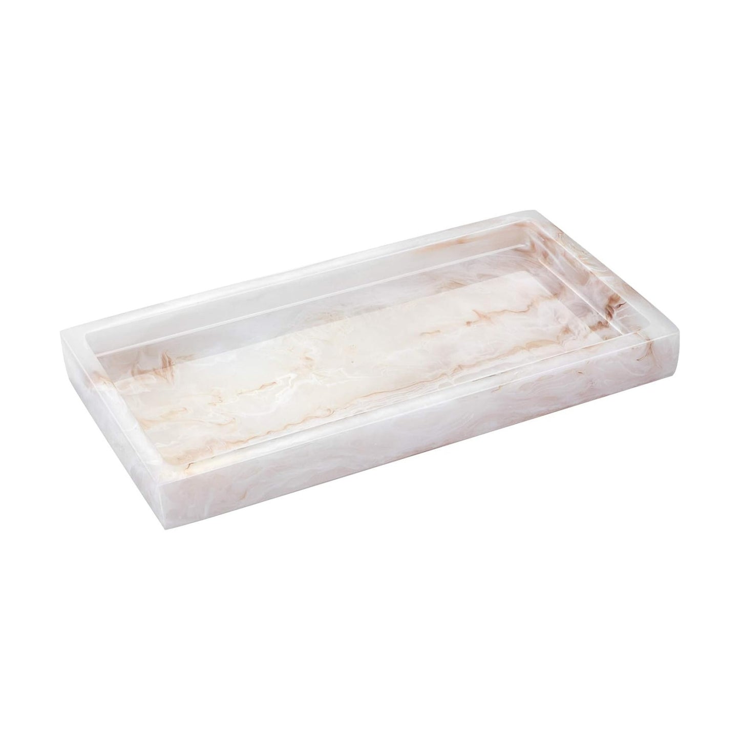 Jewelry Organizer Resin Tray / 7.7 x 3.9 x 0.8 / Ink Khaki