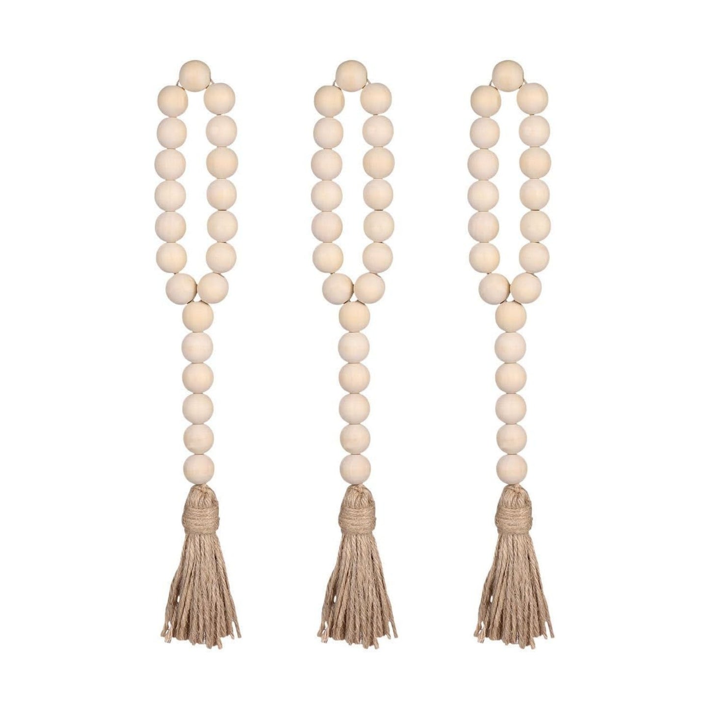 Wood Bead Garland / Set of 3