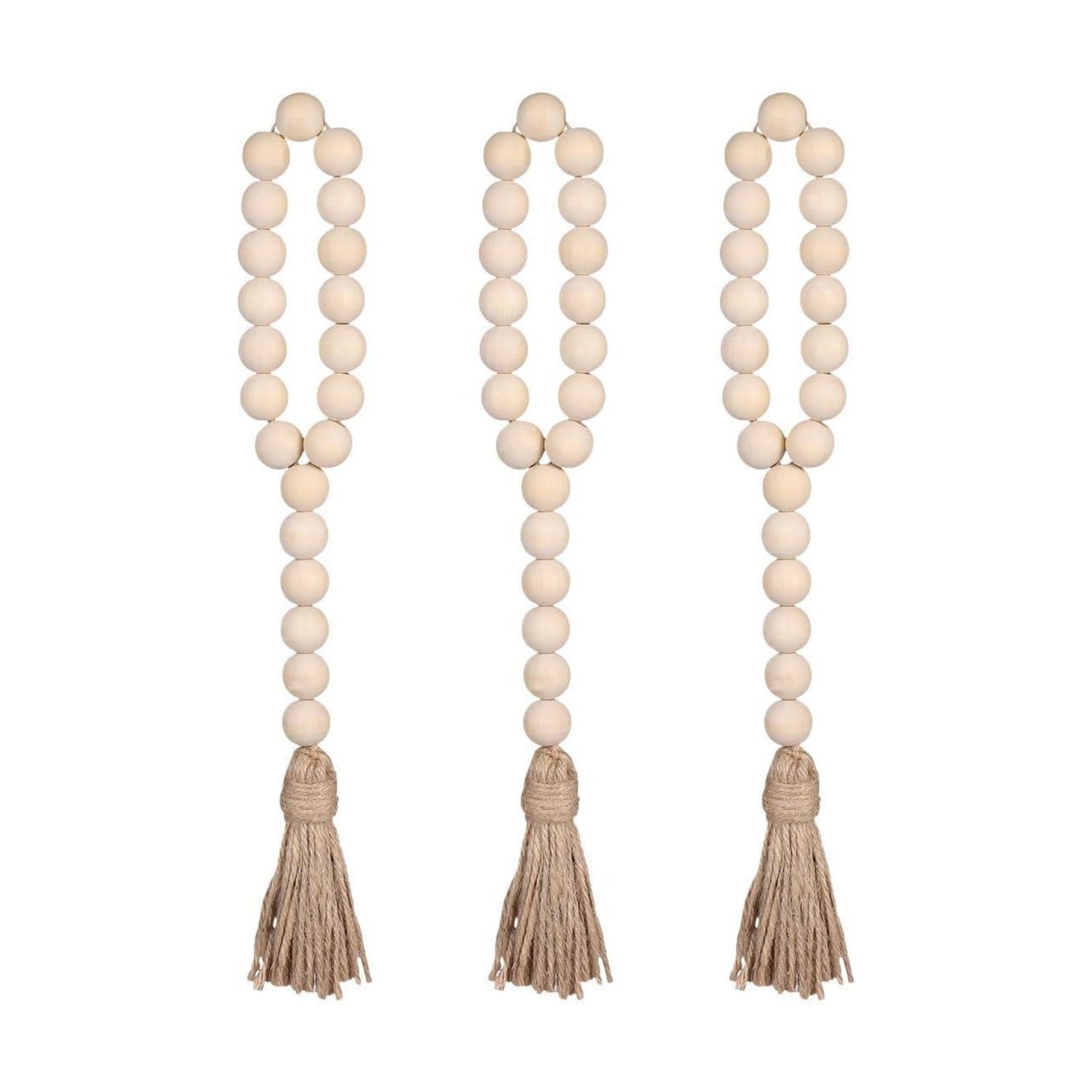 Wood Bead Garland / Set of 3
