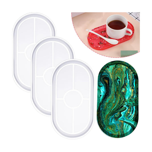 Edges Creative Jewelry Making Mold Holder Container / Set of 3