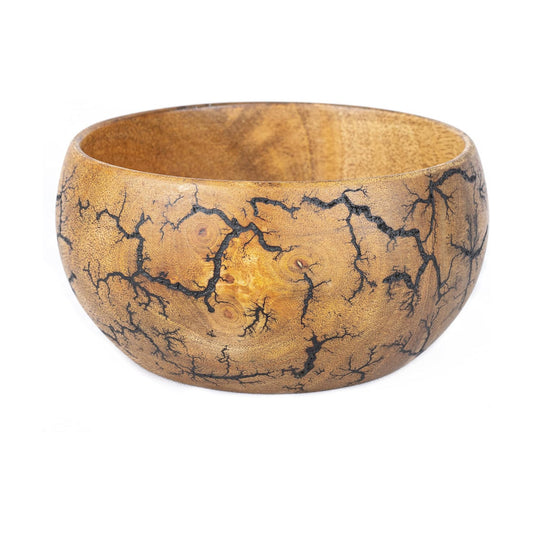 Fractal Burn Wood Bowl