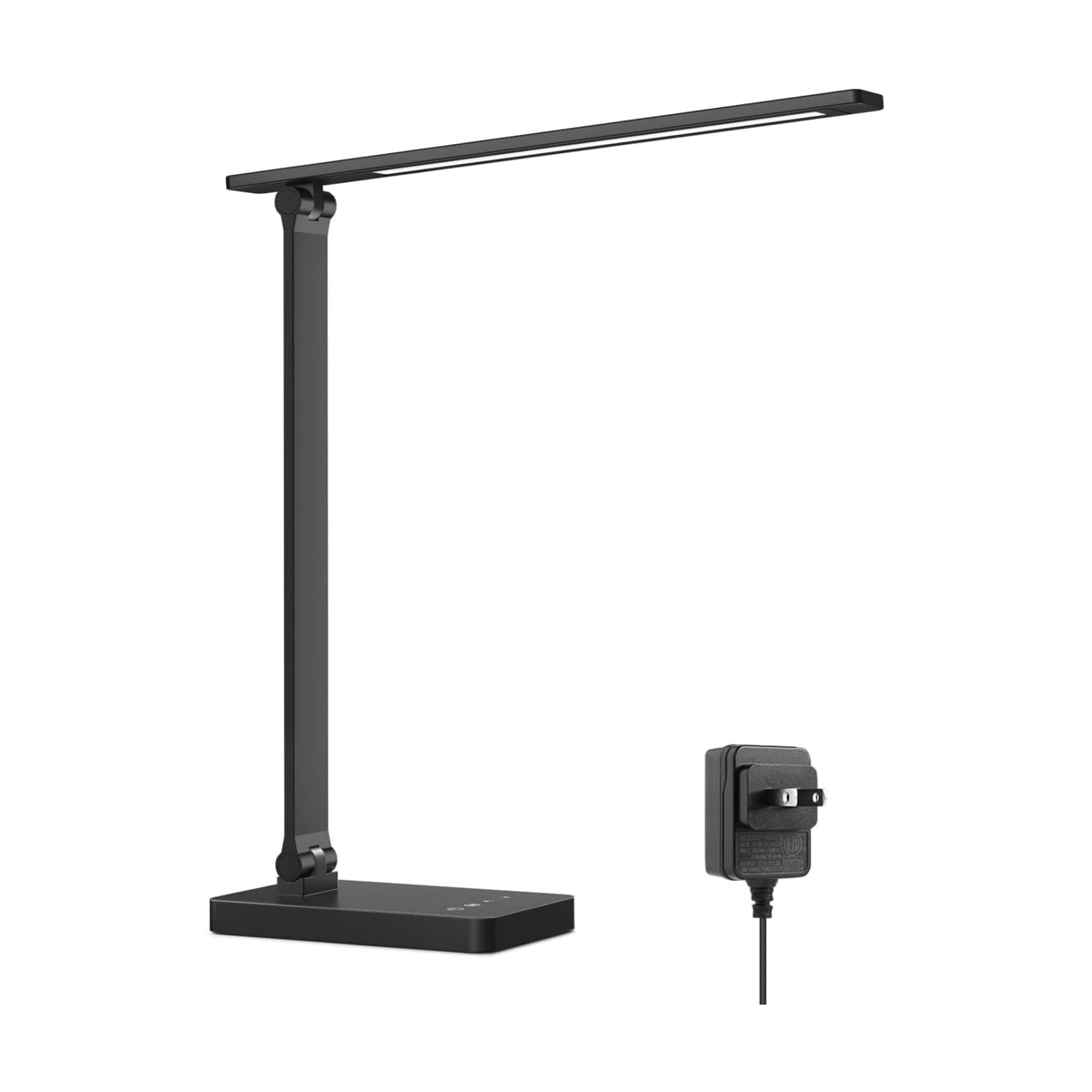 Lepro LED Desk Lamp for Home Office, 9.5W 750LM Touch Desk Light, Black | 5 Color Modes 5 Brightness Level, Eye Caring