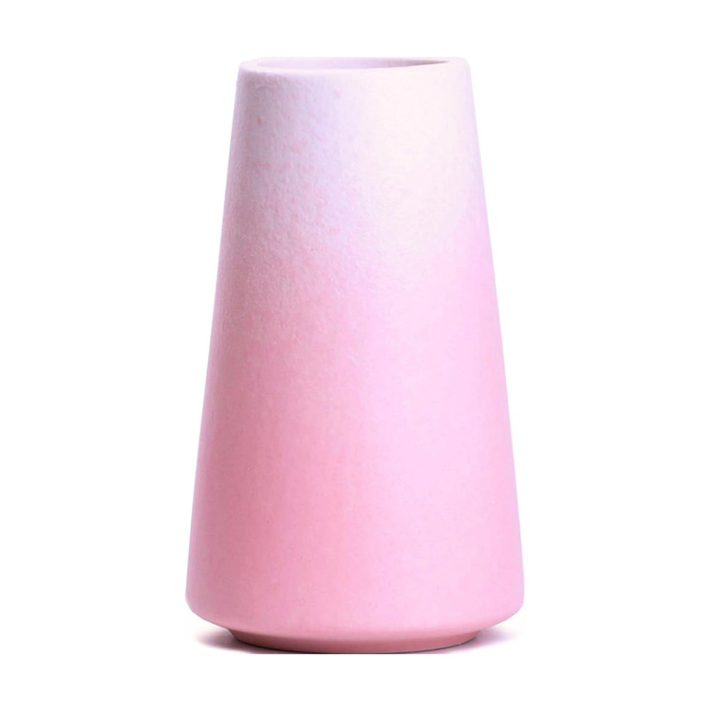 Modern Vases / 6" Pink Ceramic vase for Flower / Gradient Pink / Small