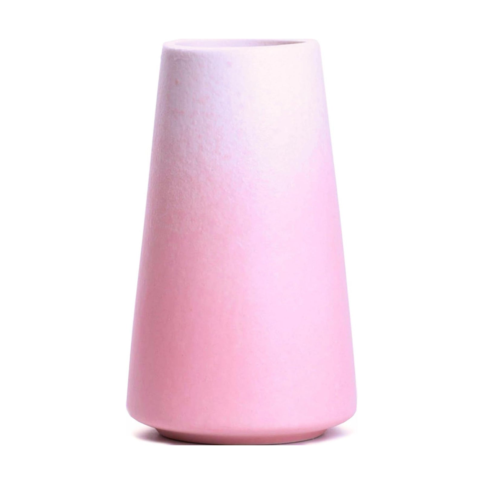 Modern Vases / 6" Pink Ceramic vase for Flower / Gradient Pink / Small