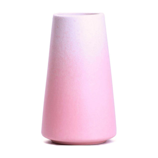 Modern Vases / 6" Pink Ceramic vase for Flower / Gradient Pink / Small