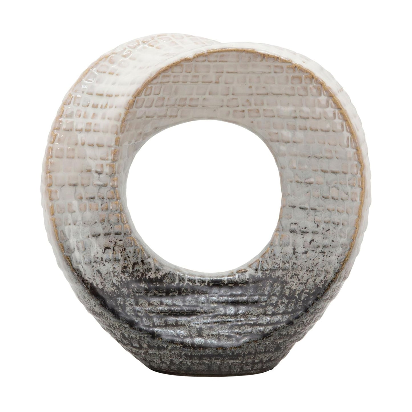 Ceramic Decorative Sculpture / Stoneware Table Accent