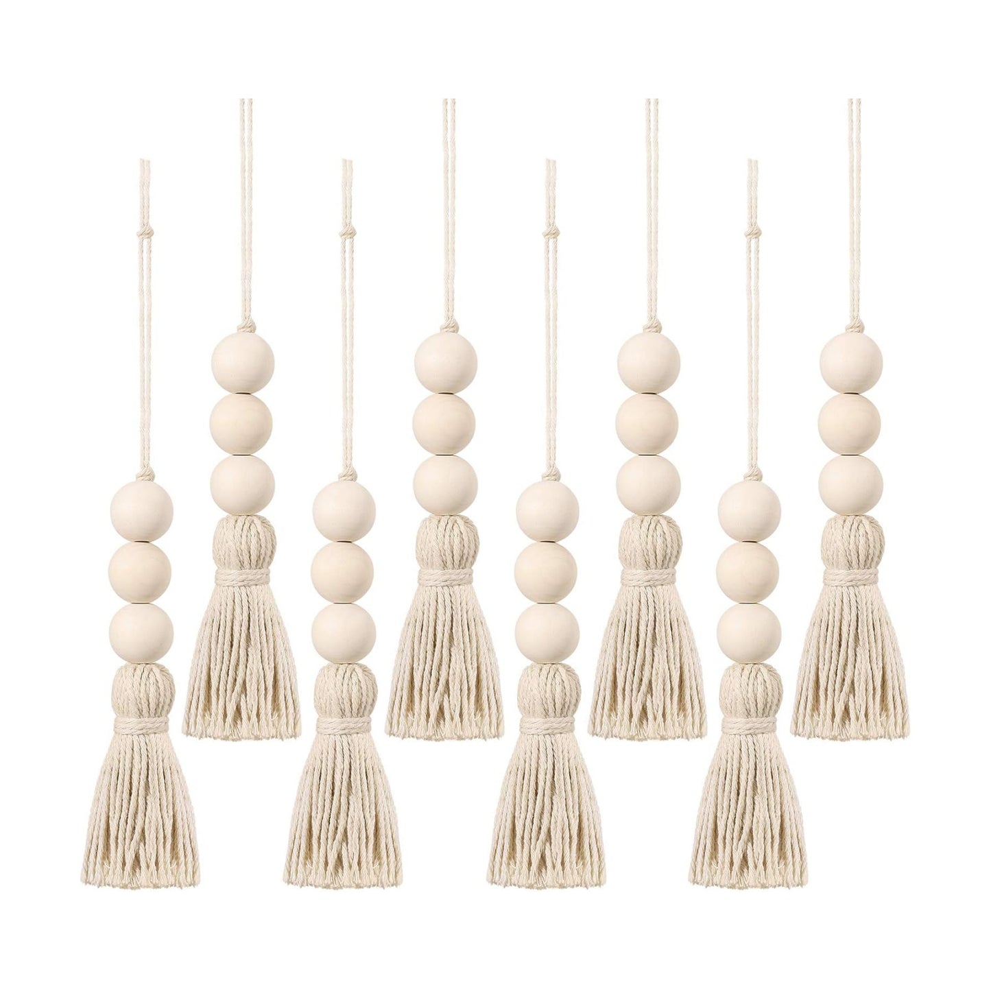 Jute Rope Garland / Natural / 14 Inch / Set of 8