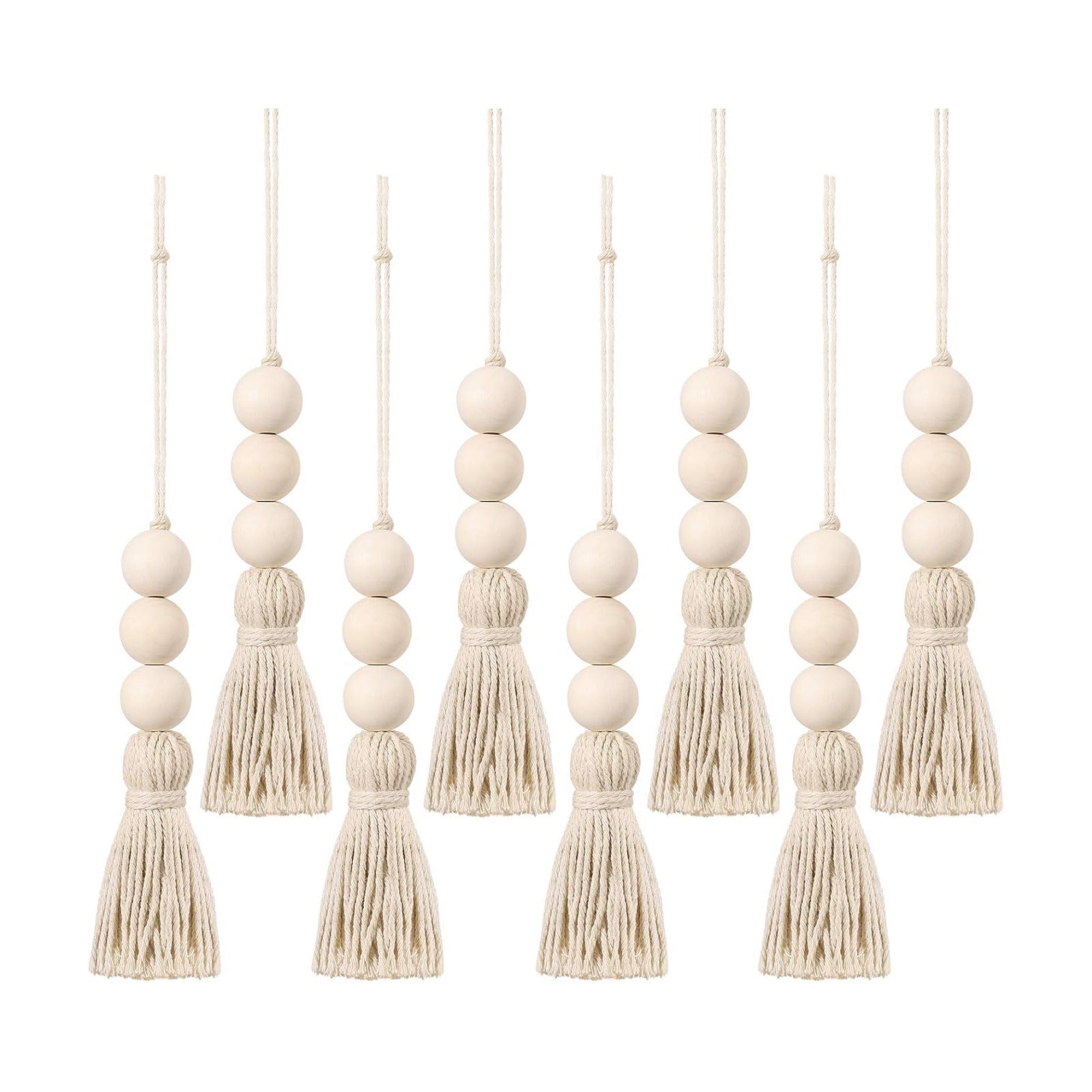 Jute Rope Garland / Natural / 14 Inch / Set of 8