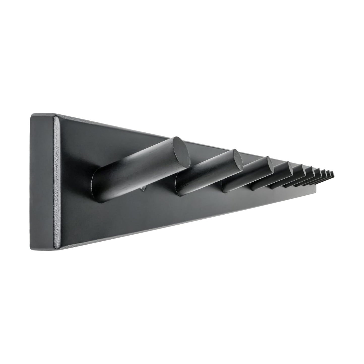 WEBI Coat Rack Wall Mounted,10 Hooks,38" Long Coat Hanger Wall Mount,Bamboo Peg Rail Hat Rack for