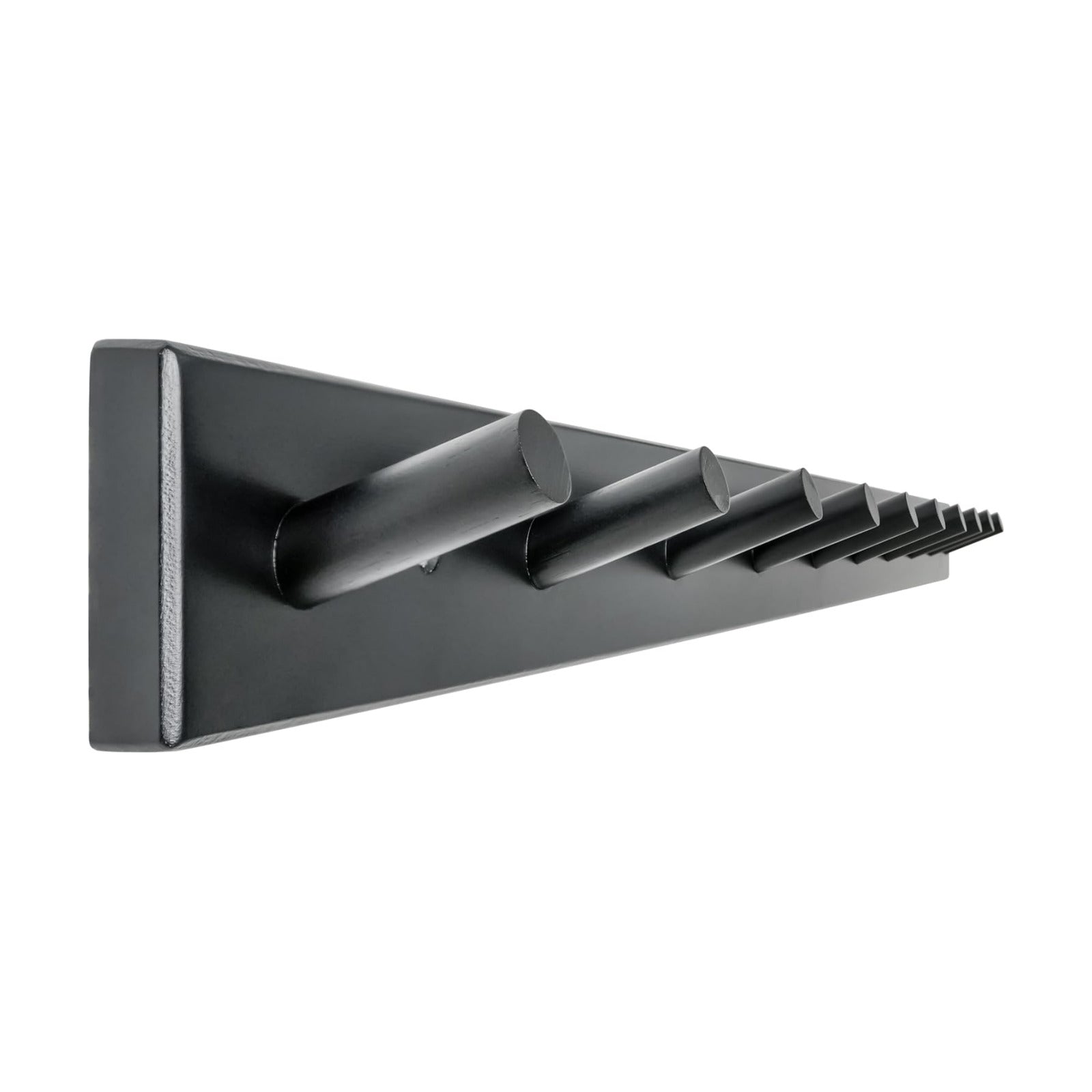 WEBI Coat Rack Wall Mounted,10 Hooks,38" Long Coat Hanger Wall Mount,Bamboo Peg Rail Hat Rack for