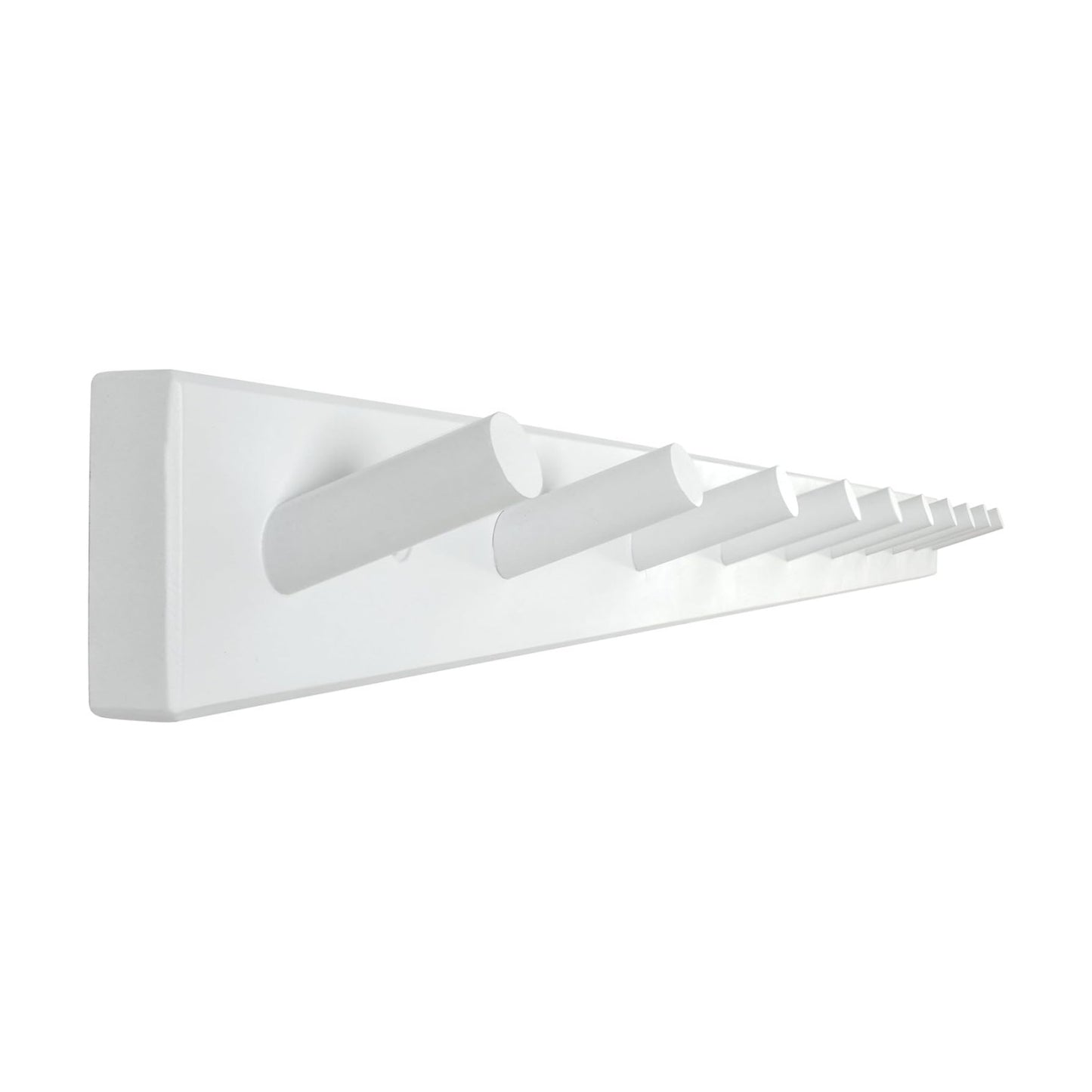 WEBI Coat Rack Wall Mounted,10 Hooks,38" Long Coat Hanger Wall Mount,Peg Rail Hat Hooks for Hanging